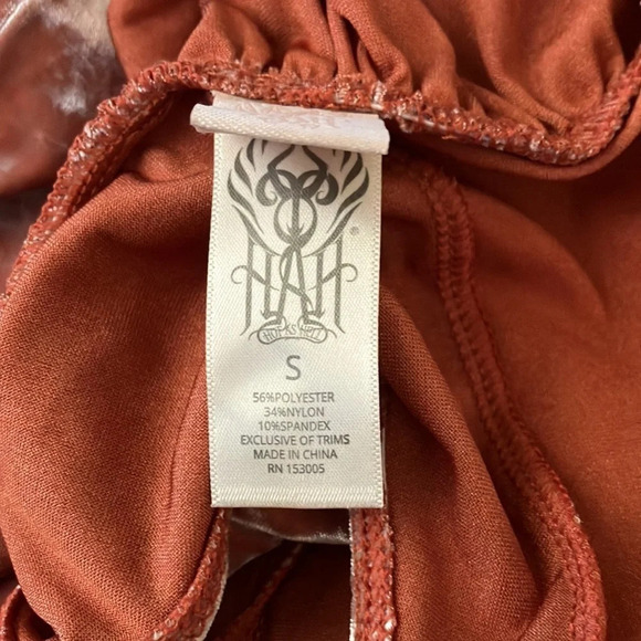 HAH x Free People Beg 2 Differ Crushed Velvet Bodysuit - Picture 7 of 8